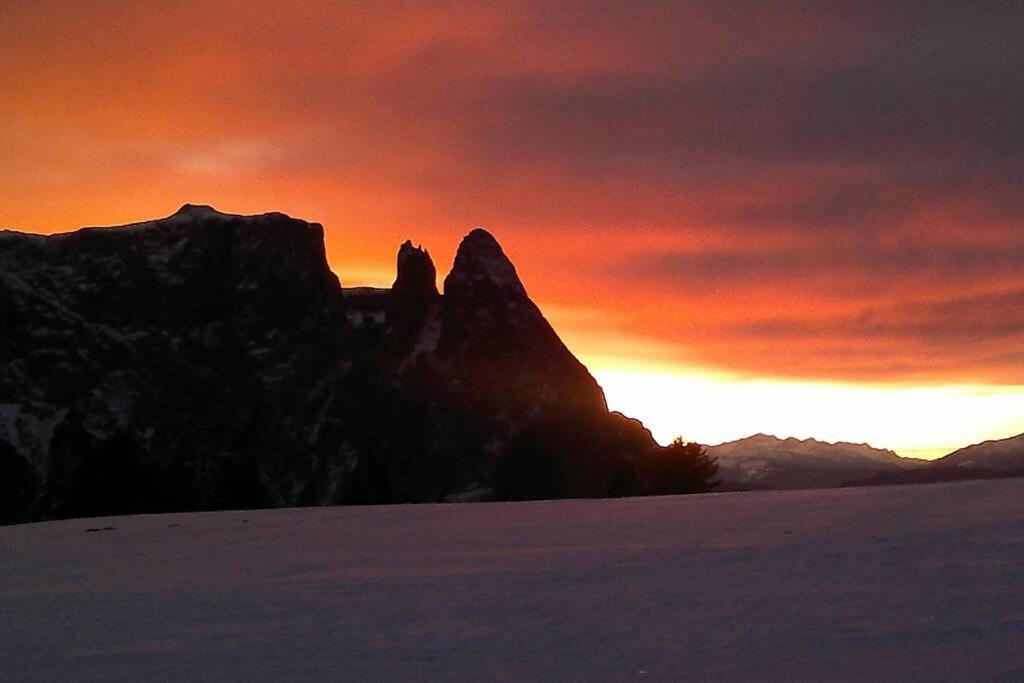 Fantastico Monolocale In Siusi Sciliar Appartement Buitenkant foto